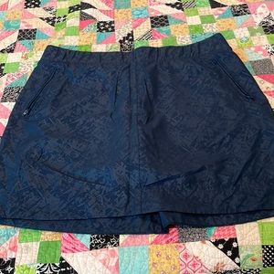 Women's skort. Like new, navy blue with front and back pockets